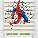 Genç Odası - Örümcek Adam (Spiderman) Baskılı Zebra Perde