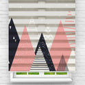 Modern Geometrik Desenli Zebra Perde – Şık ve Minimalist Tasarım