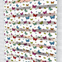 Renkli Kelebek Desenli Zebra Perde - (AKEL-1118-4)