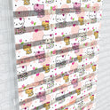 Sevimli Kedi Desenli Zebra Perde - (AKEL-1125-2)