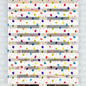 Renkli Balon Desenli Zebra Perde - (AKEL-1129-1)
