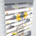 Uçan Fil ve Balon Desenli Zebra Perde - (AKEL-1138-2)