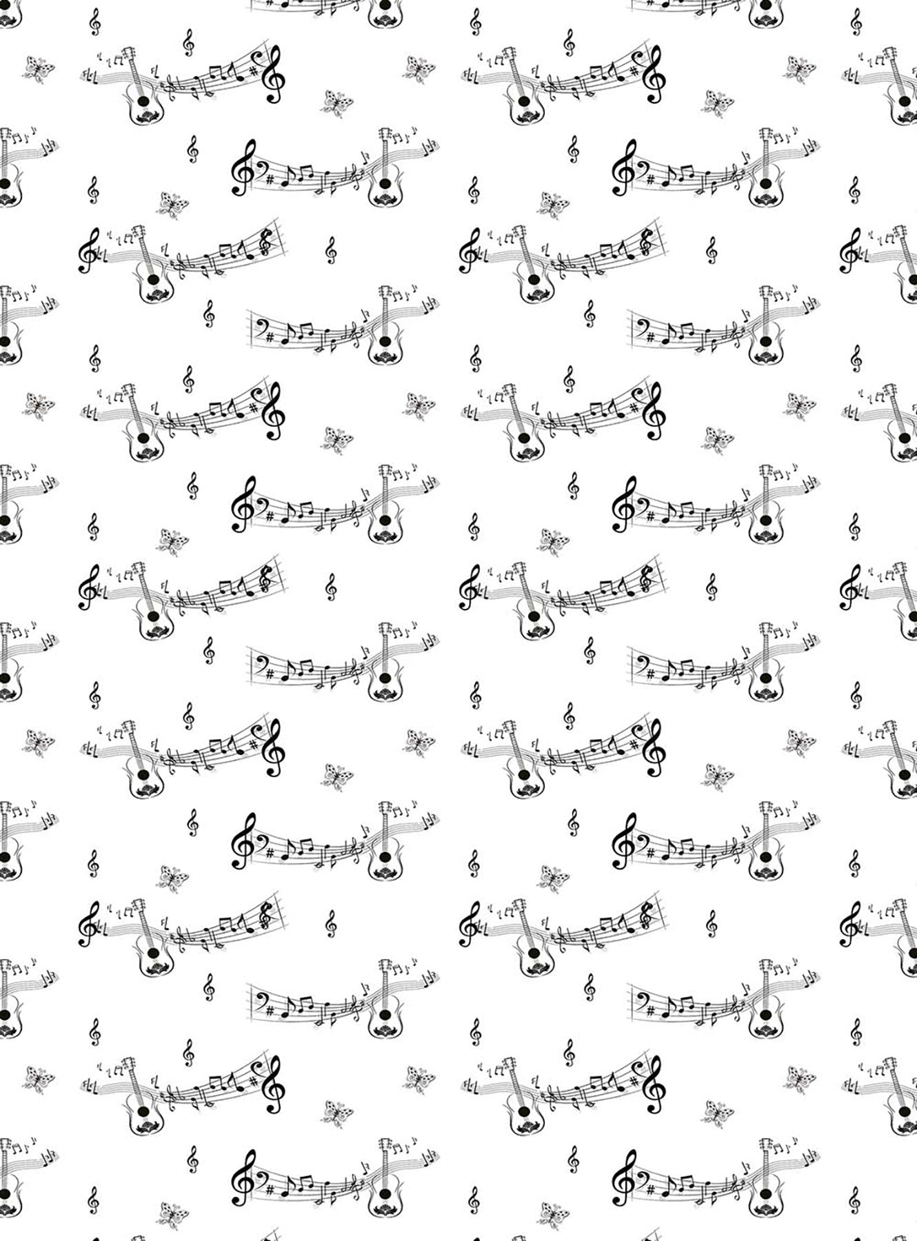 Müzik Temalı Zebra Perde  - (AKEL-1142-6)