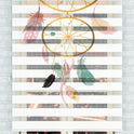 Rüya Kapanı Desenli Bohem Zebra Perde  - (AKEL-1146-1)