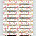 Pastel Kelebek Desenli Zebra Perde - (AKEL-1153-1)