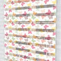 Pastel Kelebek Desenli Zebra Perde - (AKEL-1153-4)