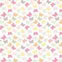 Pastel Kelebek Desenli Zebra Perde - (AKEL-1153-6)