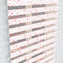 Romantik Kalp Desenli Zebra Perde - (AKEL-1154-2)