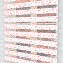 Romantik Kalp Desenli Zebra Perde - (AKEL-1154-4)