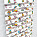 Eğlenceli Çizgi Karakterler Zebra Perde - (AKEL-1155-2)