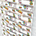 Eğlenceli Çizgi Karakterler Zebra Perde - (AKEL-1155-5)