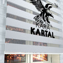 Kara Kartal Futbol Temalı Zebra Perde - (AKEL-1158-3)