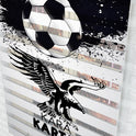 Kara Kartal Futbol Temalı Zebra Perde - (AKEL-1158-5)