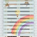 Gökkuşağı ve Balonlar Zebra Perde - (AKEL-1165-1)