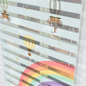 Gökkuşağı ve Balonlar Zebra Perde - (AKEL-1165-5)