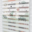 Uzay Keşfi Temalı Zebra Perde - (AKEL-1175-4)