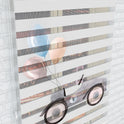 Vintage Araba ve Balonlar Zebra Perde - (AKEL-1184-2)