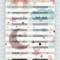 Tatlı Rüya Ay ve Bulut Zebra Perde - (AKEL-1185-1)