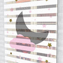 Pembe Bulutlu Ay Zebra Perde - (AKEL-1193-4)