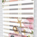 Sevimli Safari Hayvanları Zebra Perde - (AKEL-1194-4)