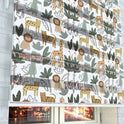 Safari Hayvanları Zebra Perde - (AKEL-1203-3)