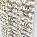 Safari Hayvanları Zebra Perde - (AKEL-1203-5)