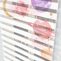 Galaksi Temalı Pastel Gezegenler Zebra Perde - (AKEL-1207-5)