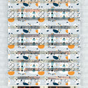 Sevimli Hayvanlar Desenli Zebra Perde - (AKEL-1214-1)