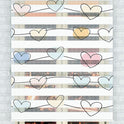 Pastel Kalpli Zebra Perde - (AKEL-1216-1)