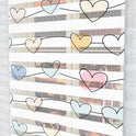Pastel Kalpli Zebra Perde - (AKEL-1216-4)