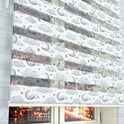 Gece Gökyüzü ve Ay Desenli Zebra Perde - (AKEL-1225-3)