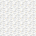 Gece Gökyüzü ve Ay Desenli Zebra Perde - (AKEL-1225-6)