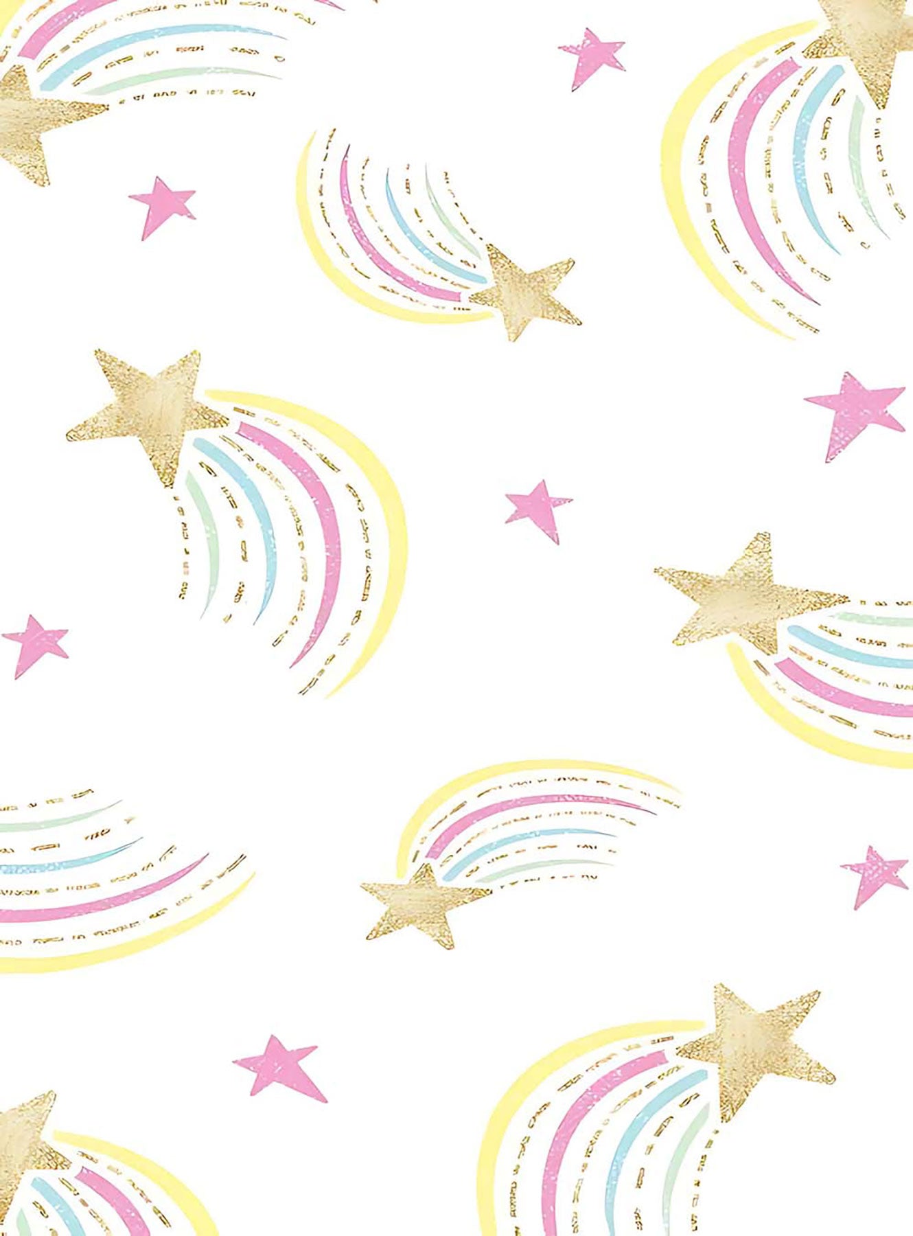 Parıltılı Kuyruklu Yıldız ve Gökyüzü Desenli Zebra Perde - (AKEL-1229-6)
