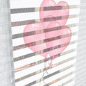 Pembe Kalpli Balon Desenli Zebra Perde - (AKEL-1232-2)
