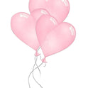 Pembe Kalpli Balon Desenli Zebra Perde - (AKEL-1232-6)