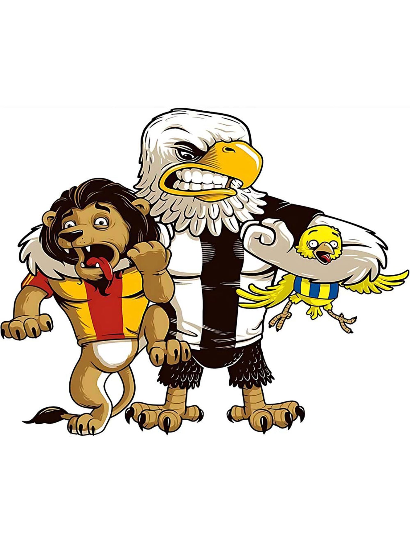 Kartal ve Aslan Taraftar Zebra Perde - (AKEL-1235-6)