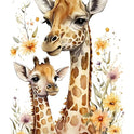 Zarif Zürafa Desenli Zebra Perde - (AKEL-1236-6)