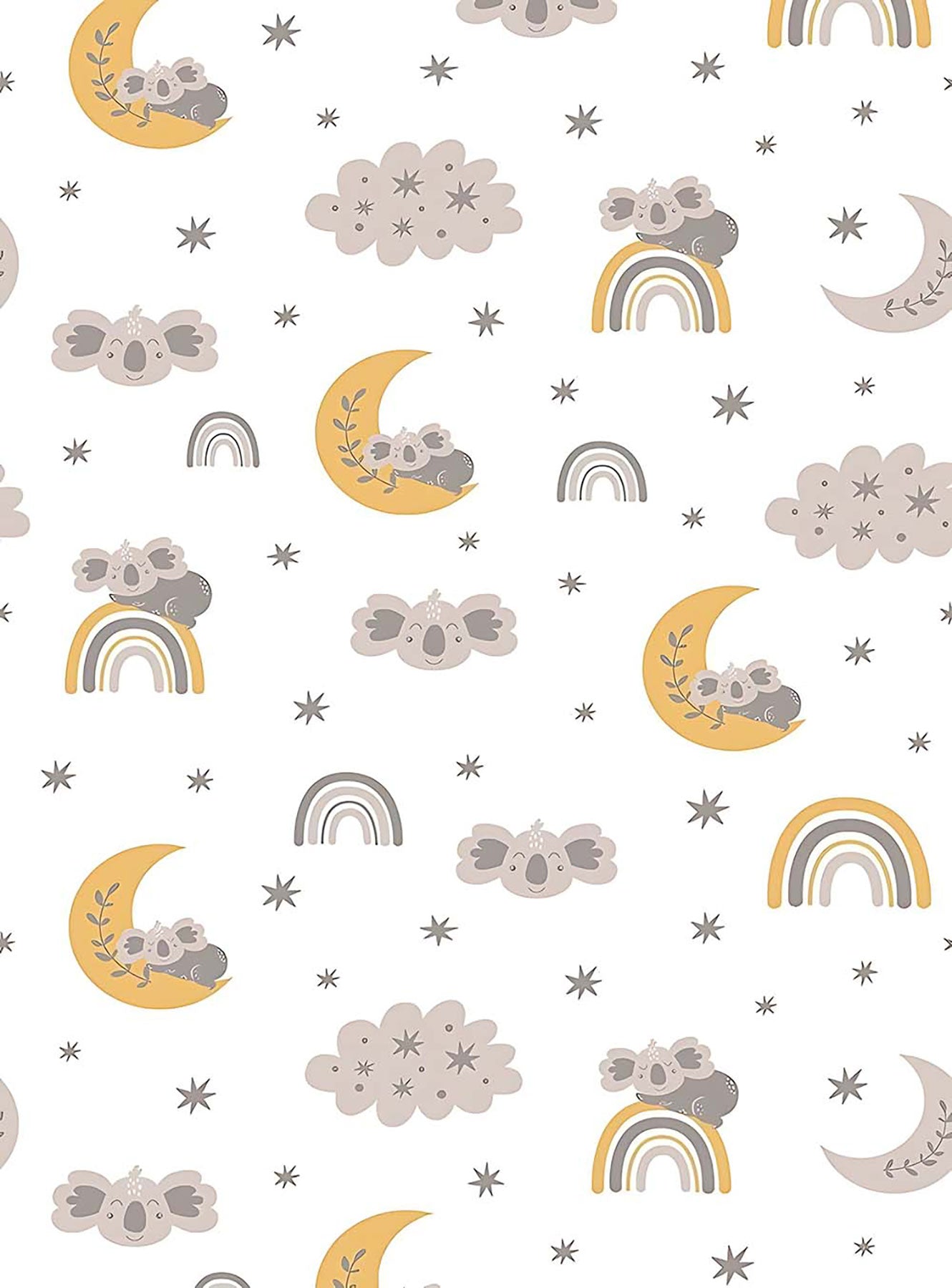 Ayışığında Koala Zebra Perde - (AKEL-1238-6)