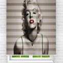 Genç Odası - Marilyn Monroe Baskılı Zebra Perde