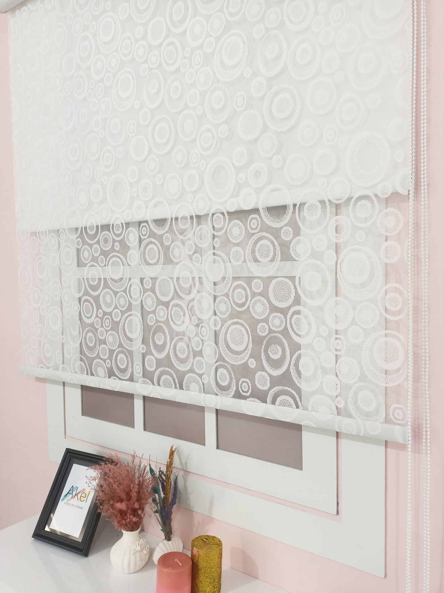 ✨ Çiftli Sistem Yuvarlak Halkalar Tül ve Stor Perde: Modern ve Şık Bir Dokunuş ✨