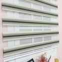 ✨ Krem ve Siyah Geçişli Stor - Zebra Perde: Şık ve Modern Bir Dokunuş ✨